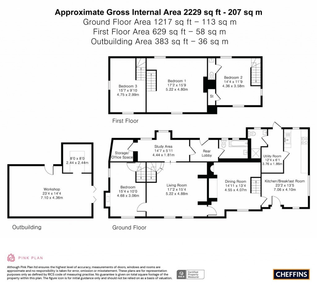 Floorplans For Chapel Lane, Reach