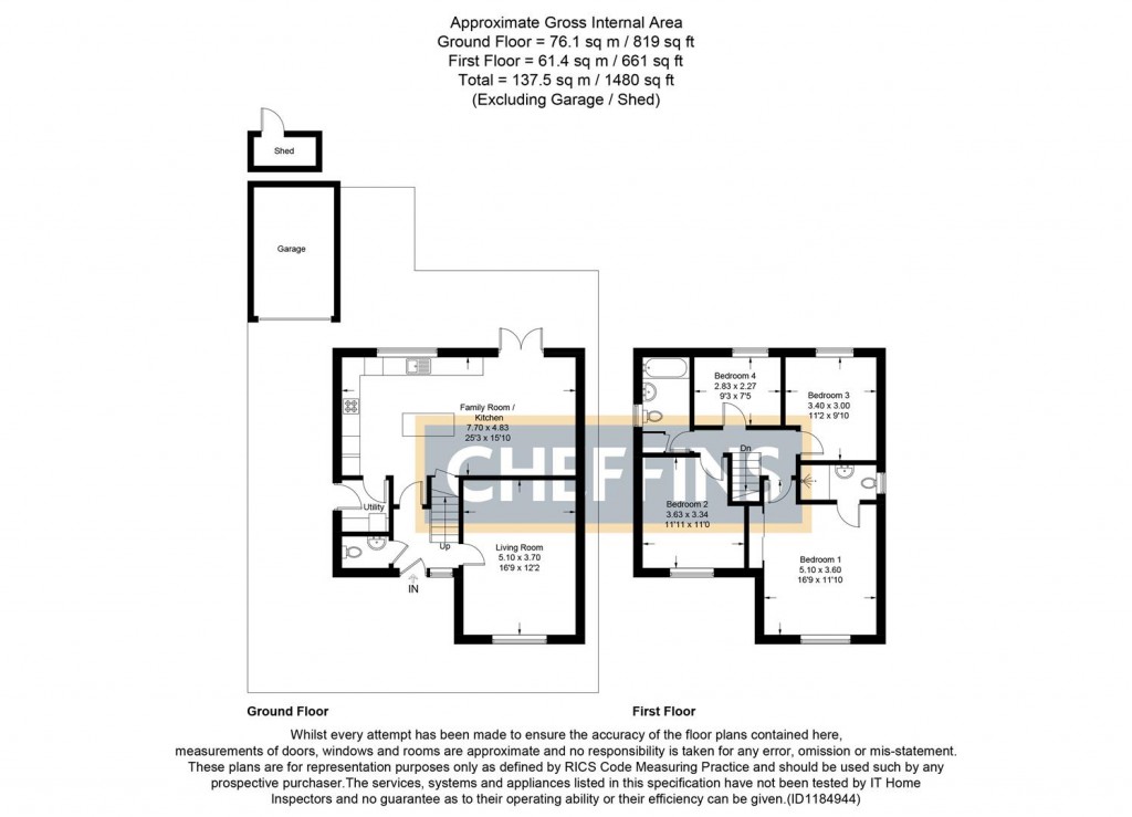 Floorplans For Monarch Way, Ely