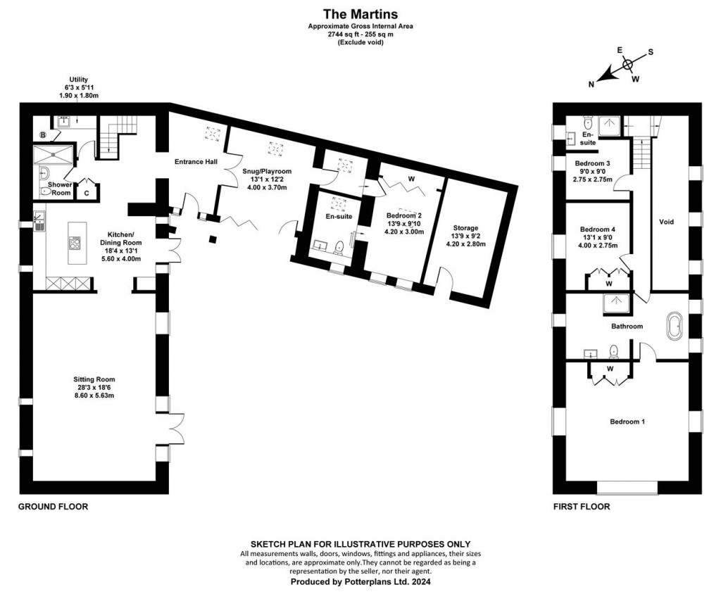 Floorplans For St. Helens, Isle of Wight