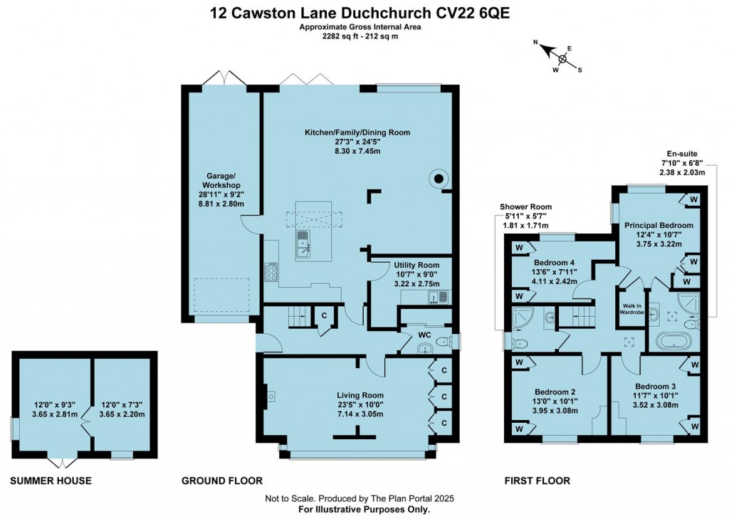 Floorplans For Cawston Lane, Dunchurch, Rugby, CV22
