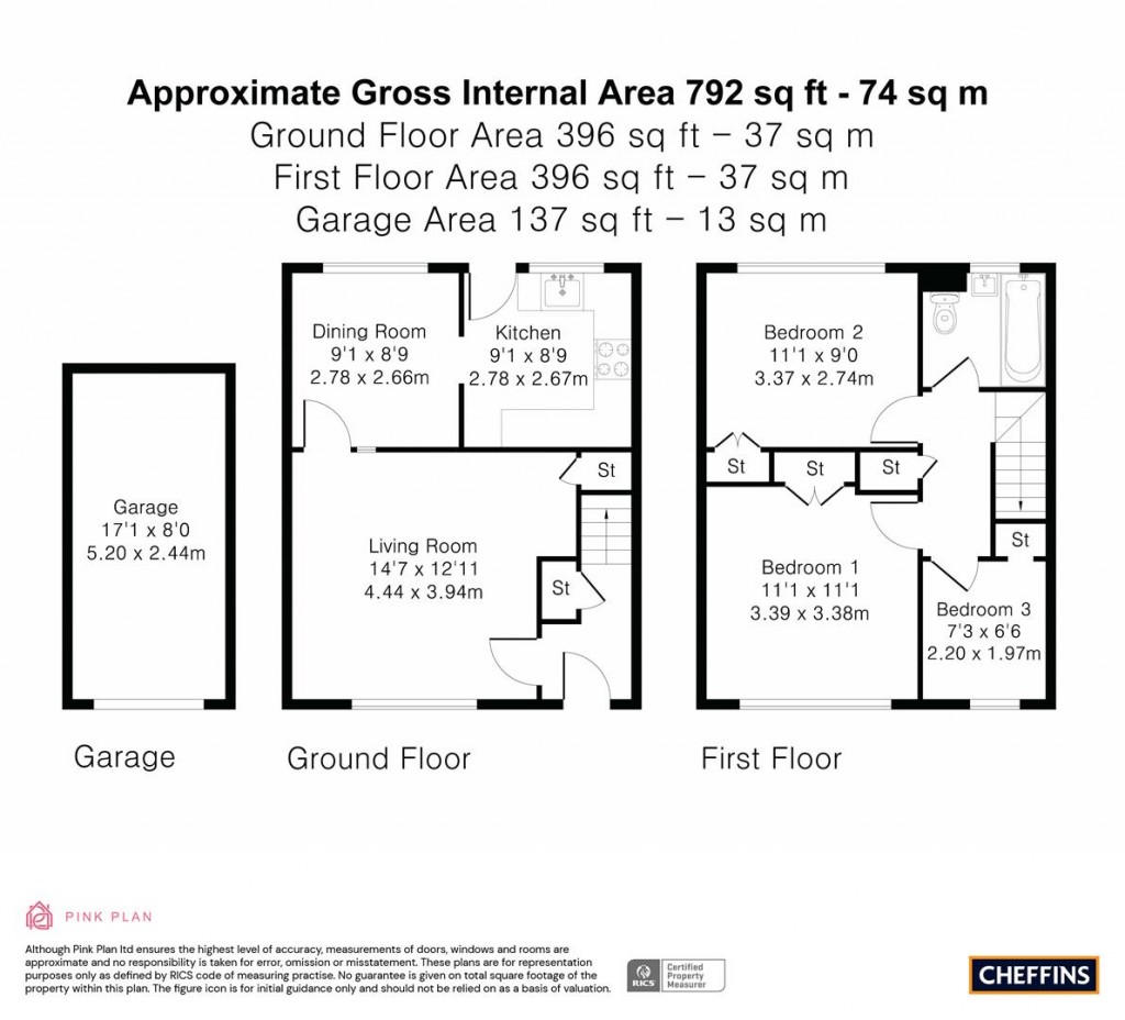 Floorplans For Doggett Road, Cambridge