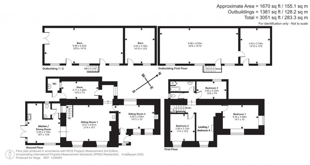 Floorplans For Bere Peninsula, West Devon