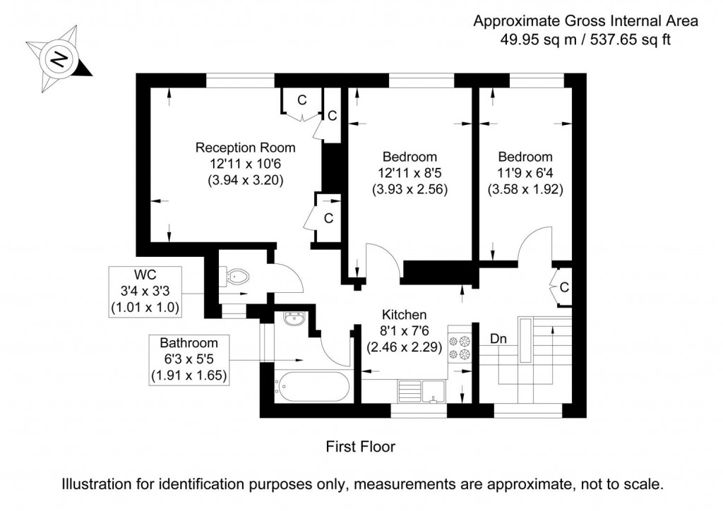 Floorplans For Debden Road, Saffron Walden