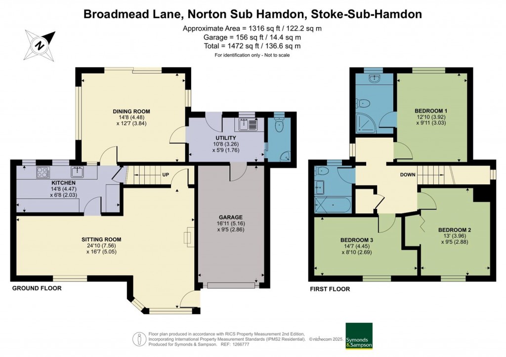 Floorplans For Broadmead Lane, Norton Sub Hamdon, Stoke-Sub-Hamdon