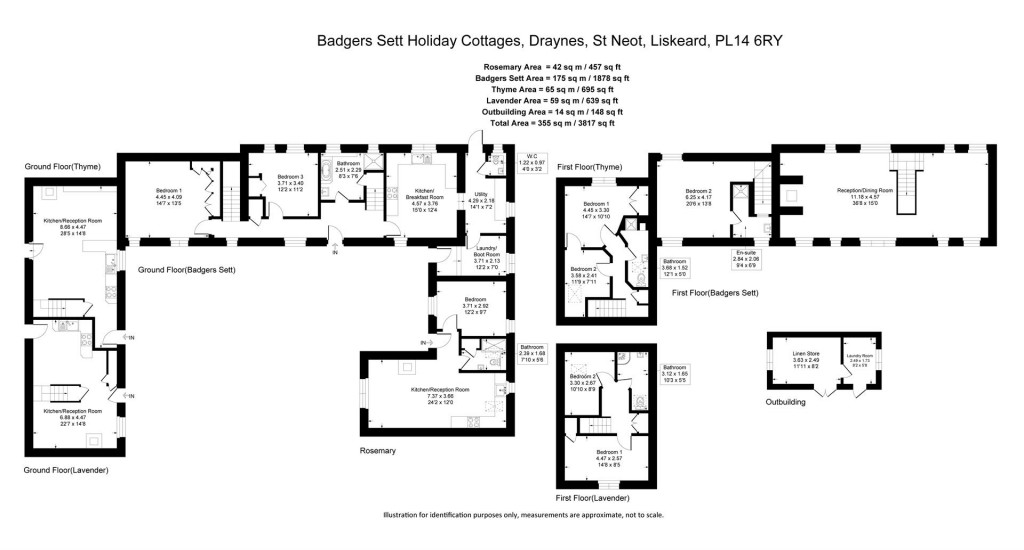 Floorplans For Draynes, St Neot, Liskeard