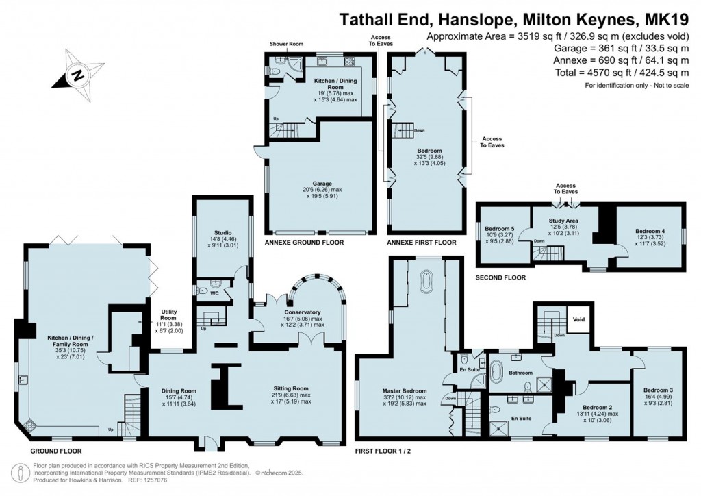 Floorplans For Tathall End, Hanslope, MK19 7NF