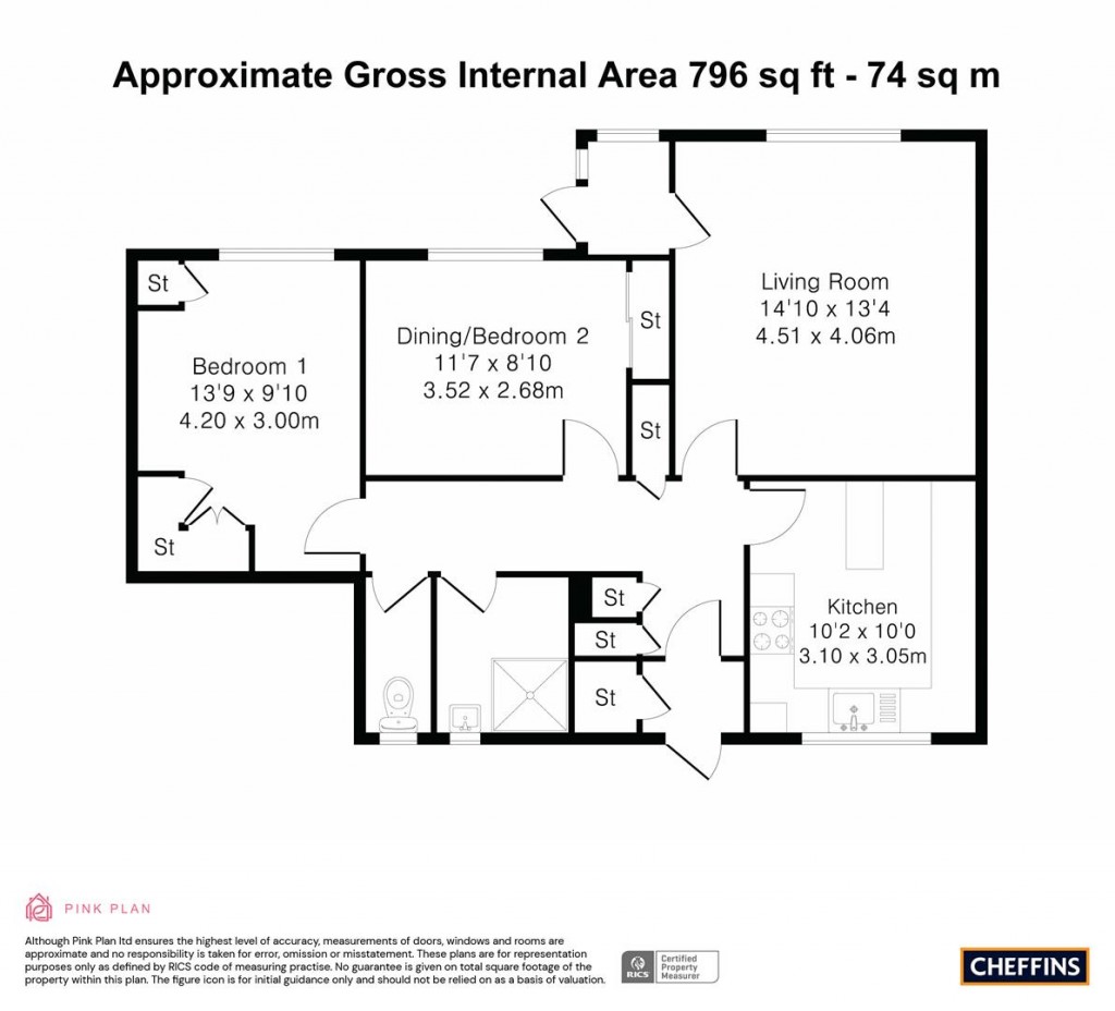 Floorplans For Teversham Drift, Cambridge