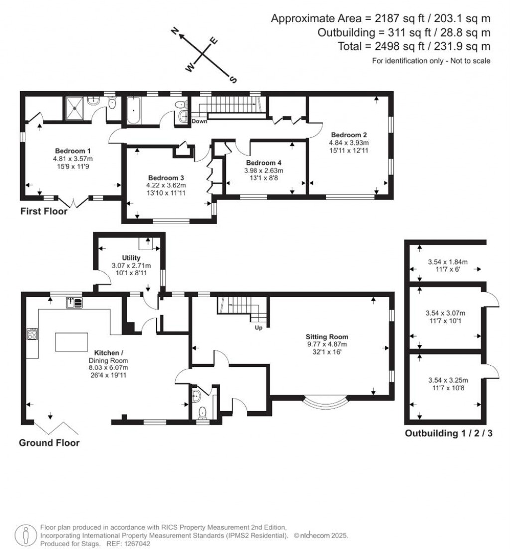 Floorplans For Lustleigh, Devon