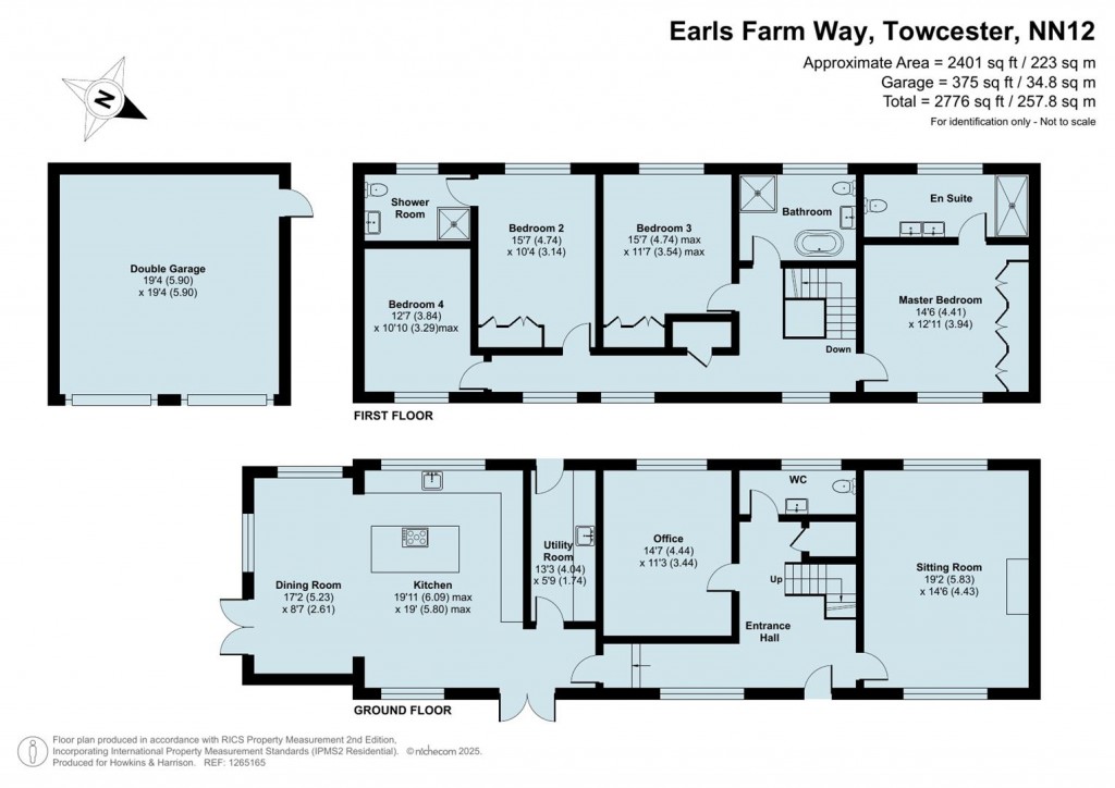 Floorplans For Earls Farm Way, Towcester, NN12