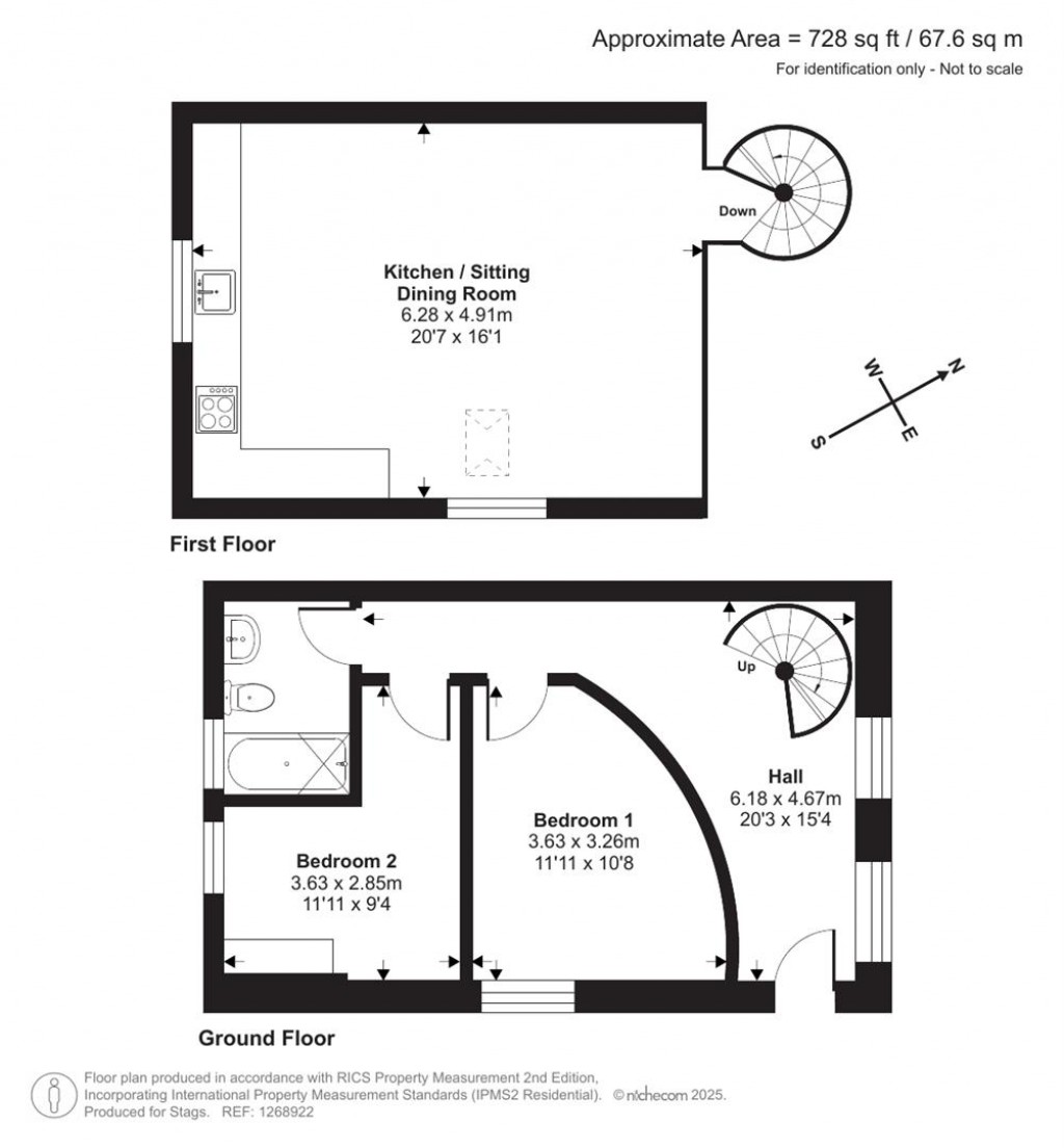 Floorplans For Cross Street, Penzance