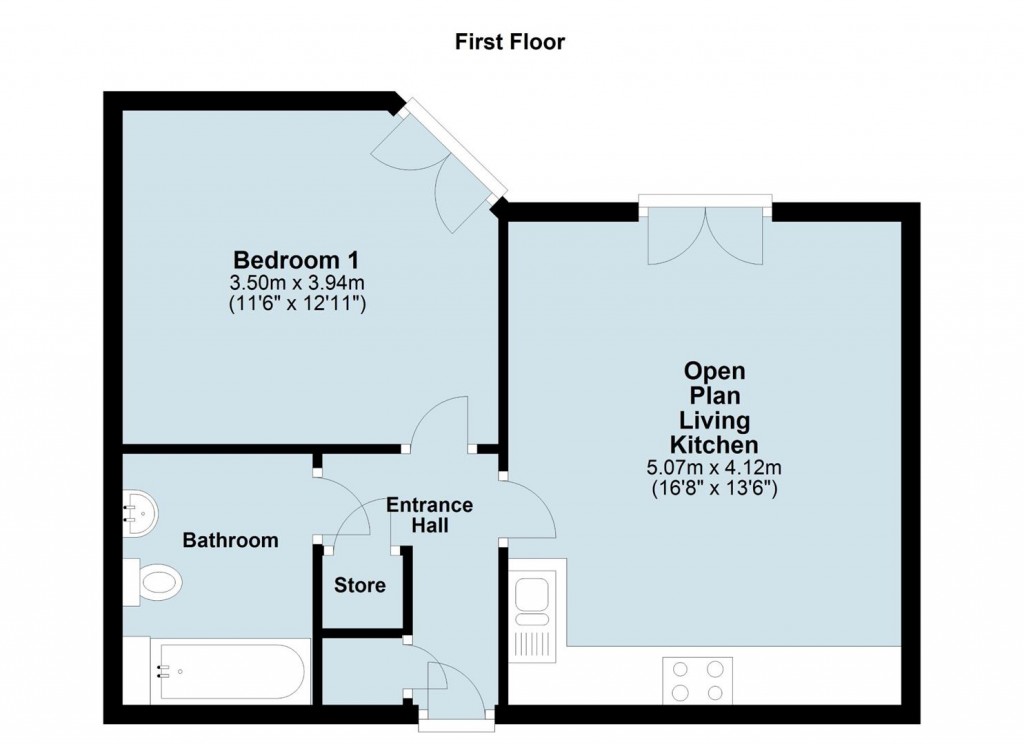 Floorplans For Station Road, Ashby-De-La-Zouch, LE65