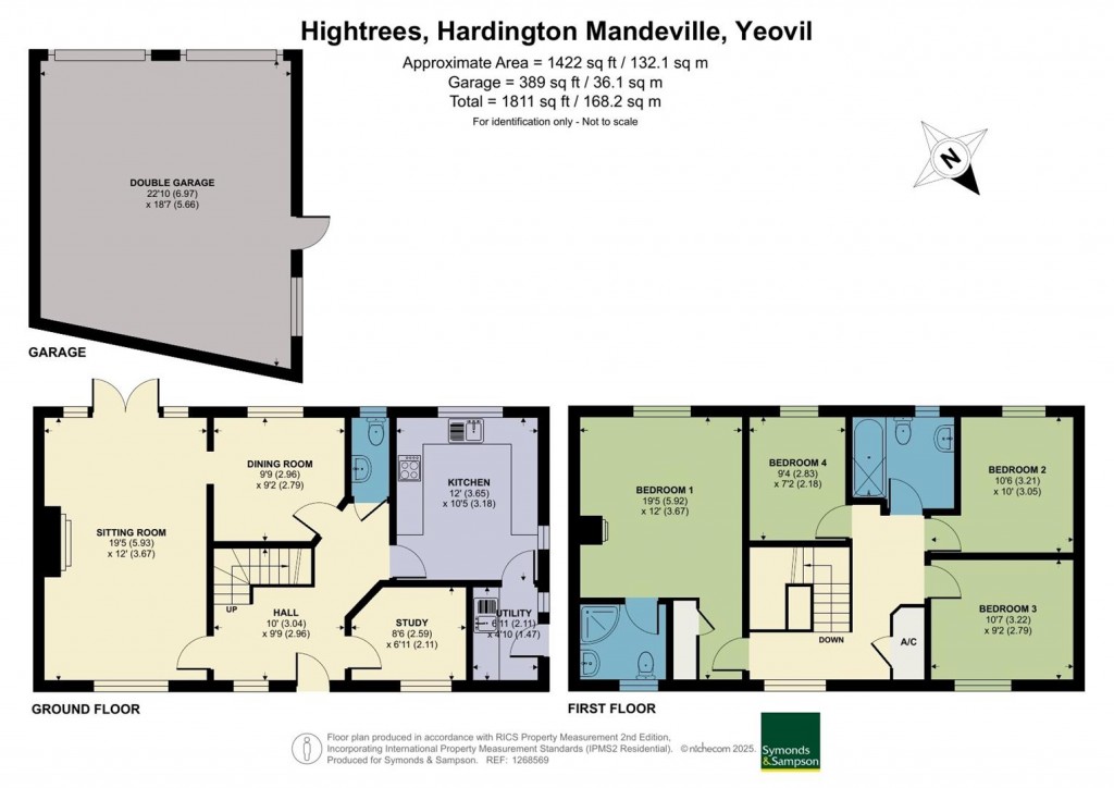 Floorplans For Rectory Lane, Hardington Mandeville, Yeovil
