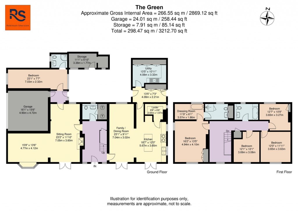 Floorplans For The Green, Nettlebed, Henley-On-Thames