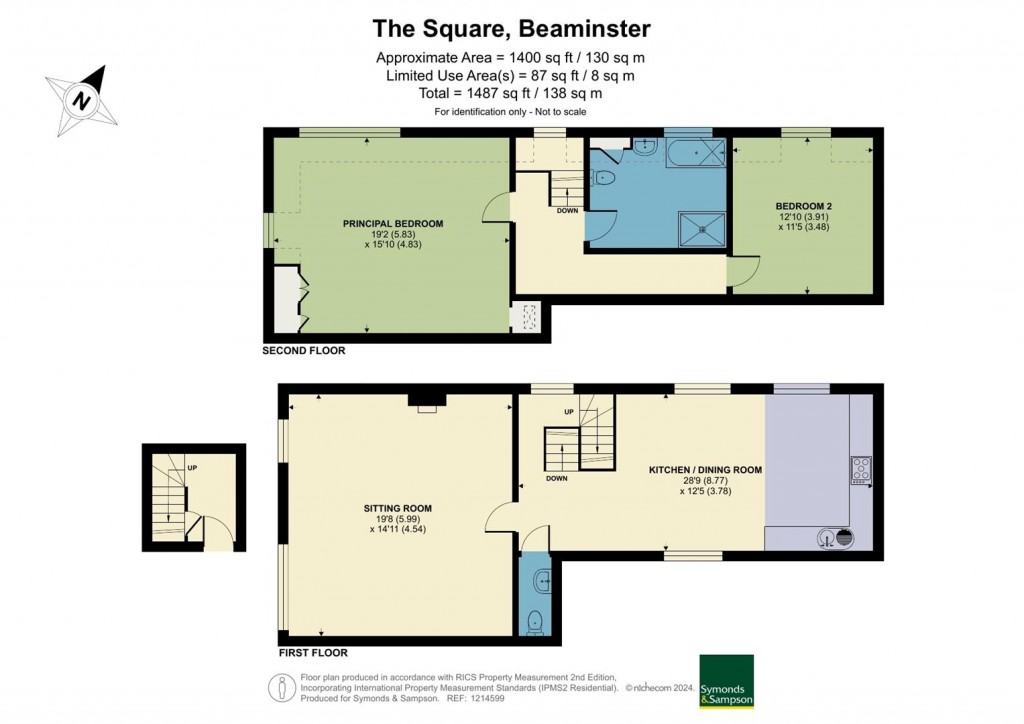 Floorplans For The Square, Beaminster, Dorset