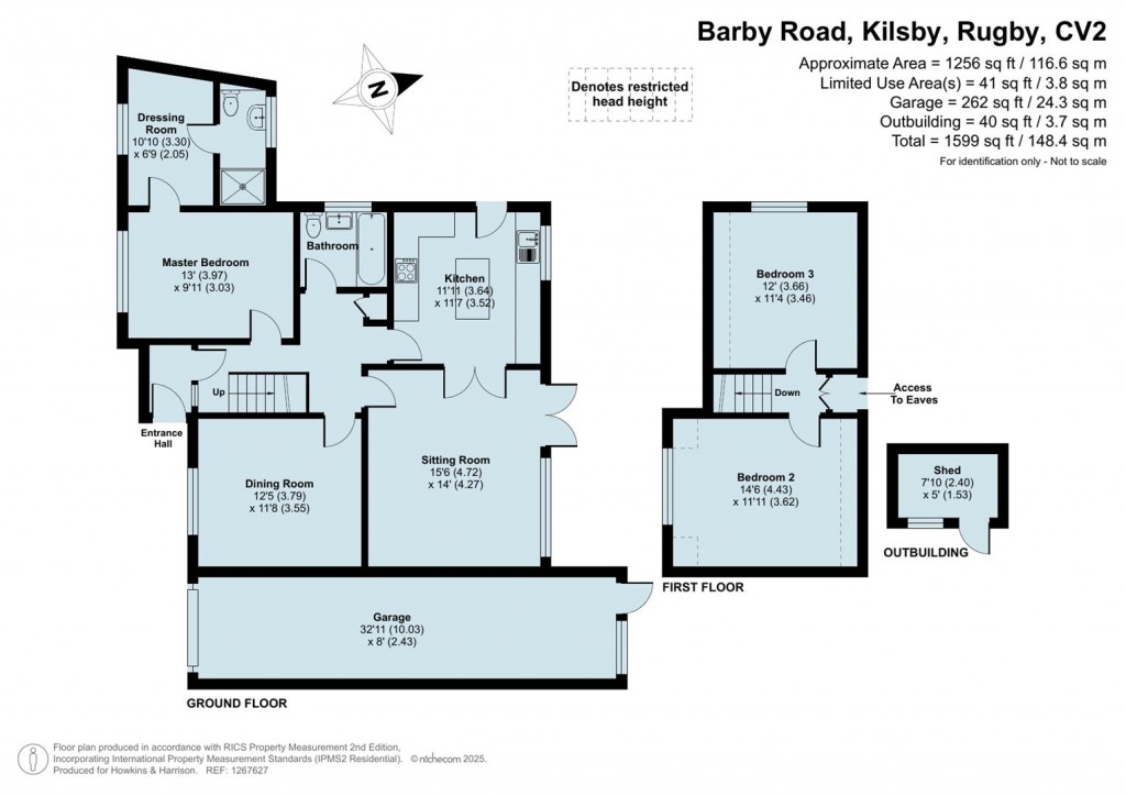 Floorplans For Barby Road, Kilsby, Rugby, CV23
