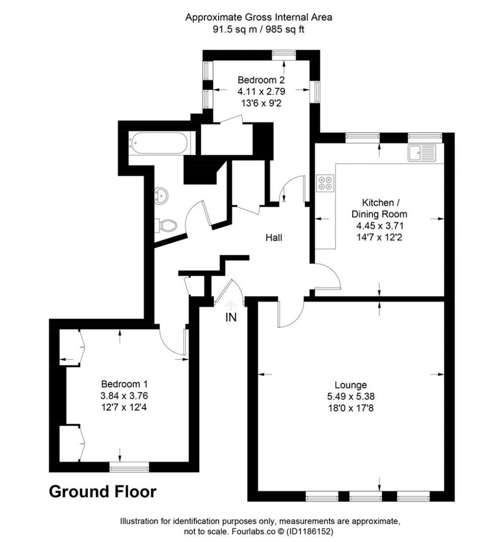 Floorplans For Jellalabad Court, The Mount, Taunton