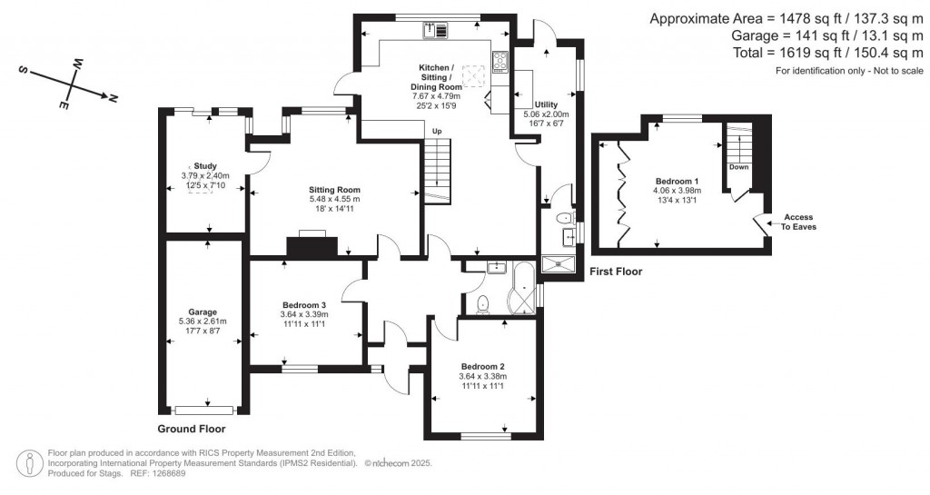 Floorplans For Yawl Crescent, Uplyme, Lyme Regis