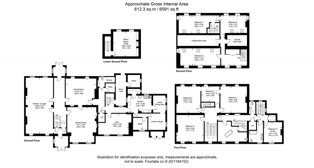 Floorplans For Bishops Hull Road, Bishops Hull, Taunton
