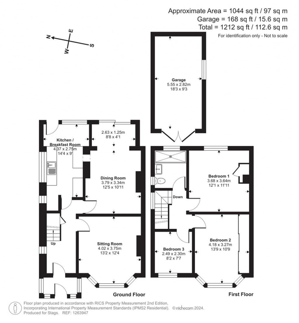 Floorplans For Rivermead Road, Exeter