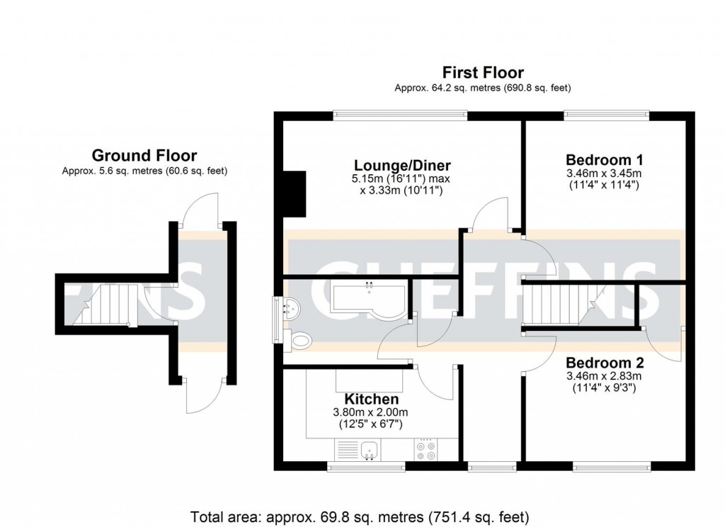 Floorplans For Limes Close, Littleport, Ely