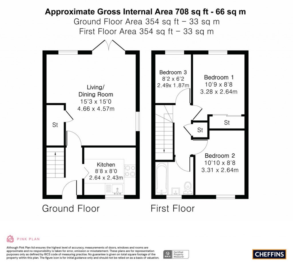 Floorplans For Russett Close, Haverhill
