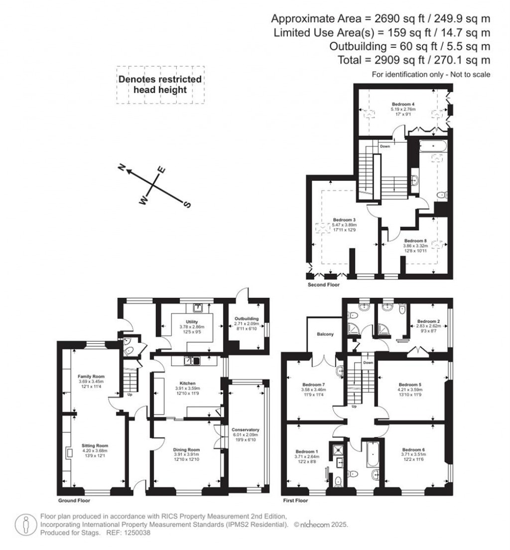 Floorplans For School Hill, Coverack, Helston