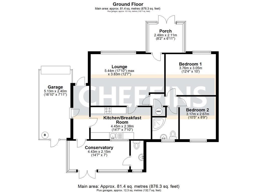 Floorplans For Canterbury Avenue, Ely