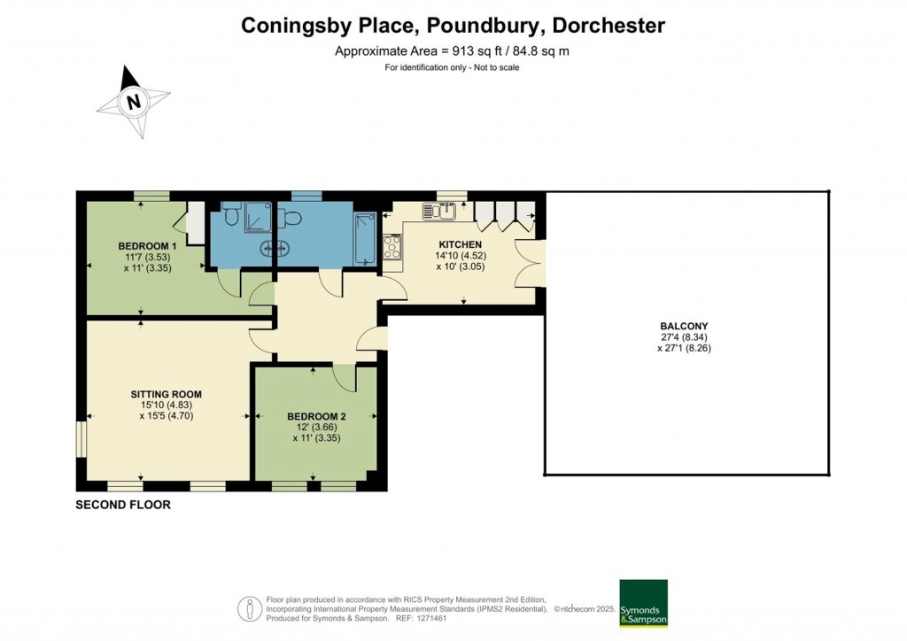 Floorplans For Coningsby Place, Poundbury, Dorchester