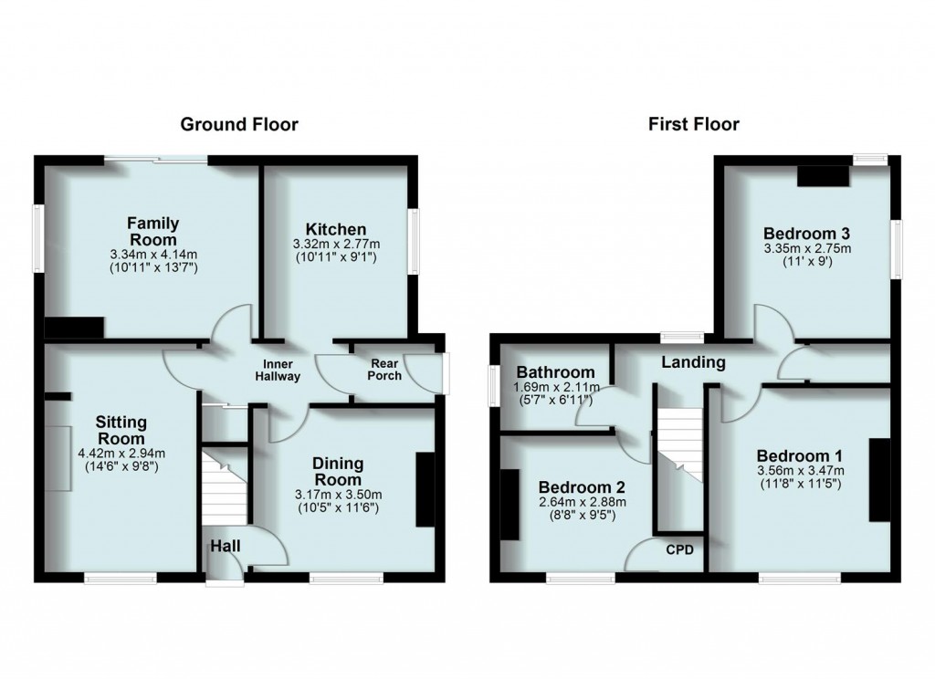 Floorplans For Main Road, Kilsby, Rugby, CV23