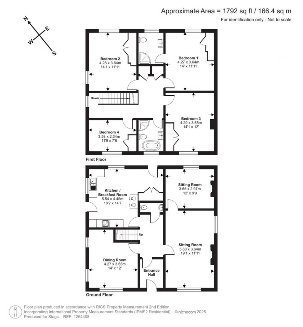 Floorplans For Fore Street, Boscastle