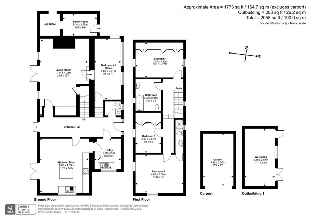 Floorplans For Dunkeswell, Honiton