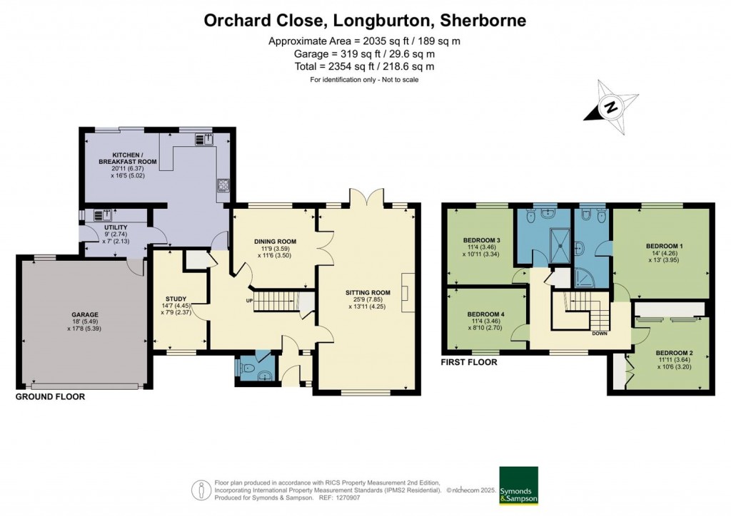Floorplans For Orchard Close, Longburton, Sherborne