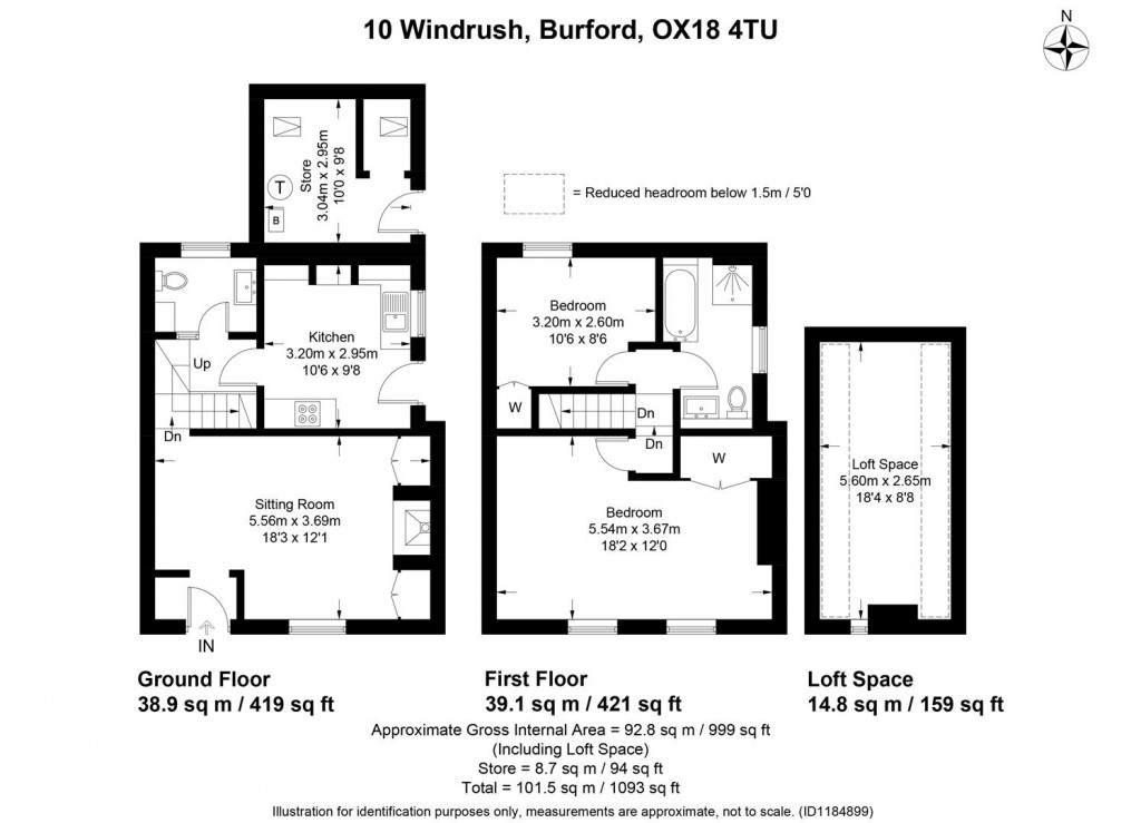 Floorplans For Windrush, Oxfordshire
