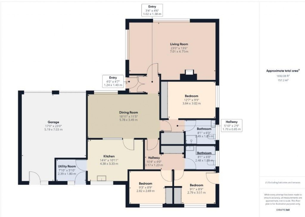 Floorplans For Old Lyme Road, Charmouth, Bridport