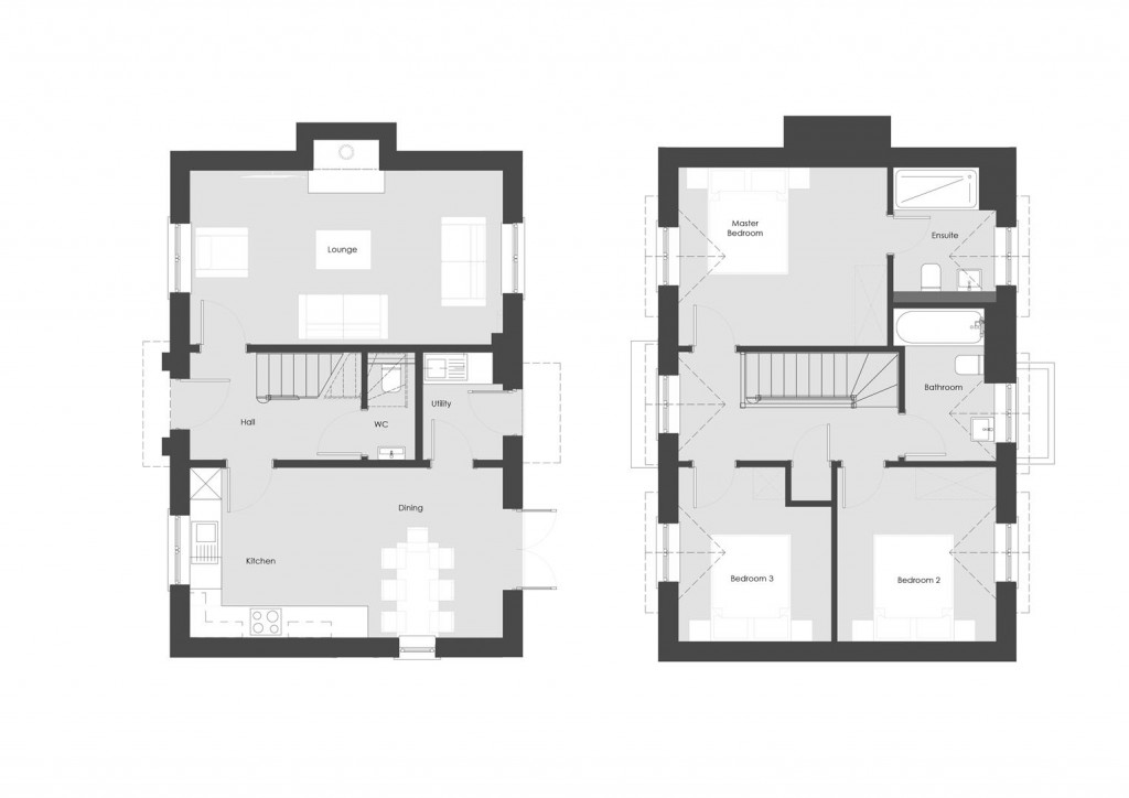 Floorplans For Higher Stour Meadow, Marnhull, Sturminster Newton