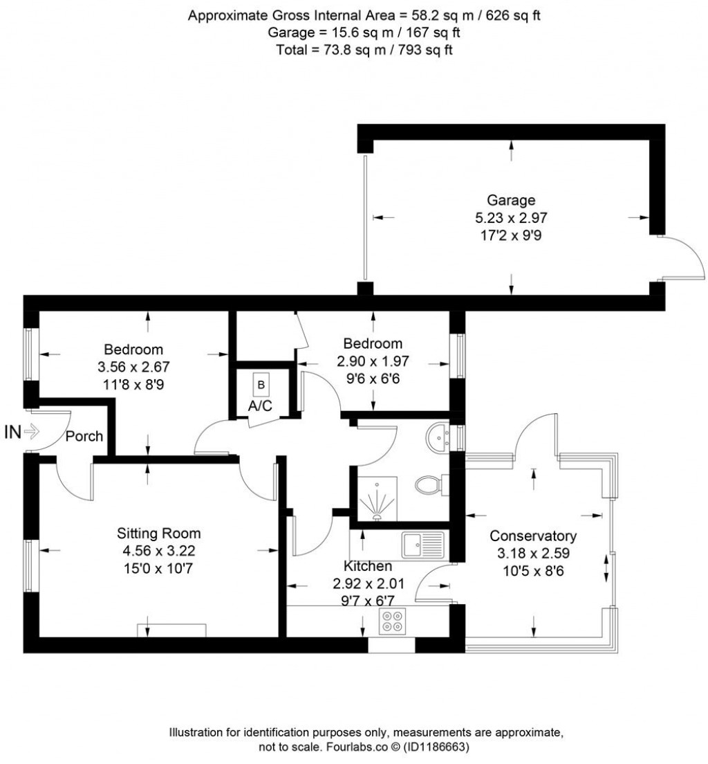 Floorplans For Tedders Close, Hemyock, Cullompton