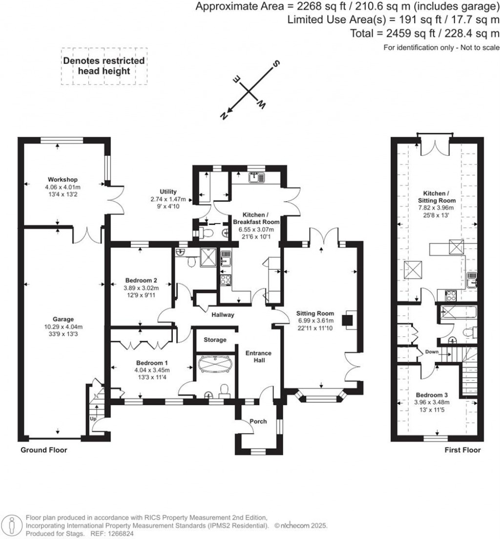 Floorplans For Mapperton Lane, Melplash, Bridport