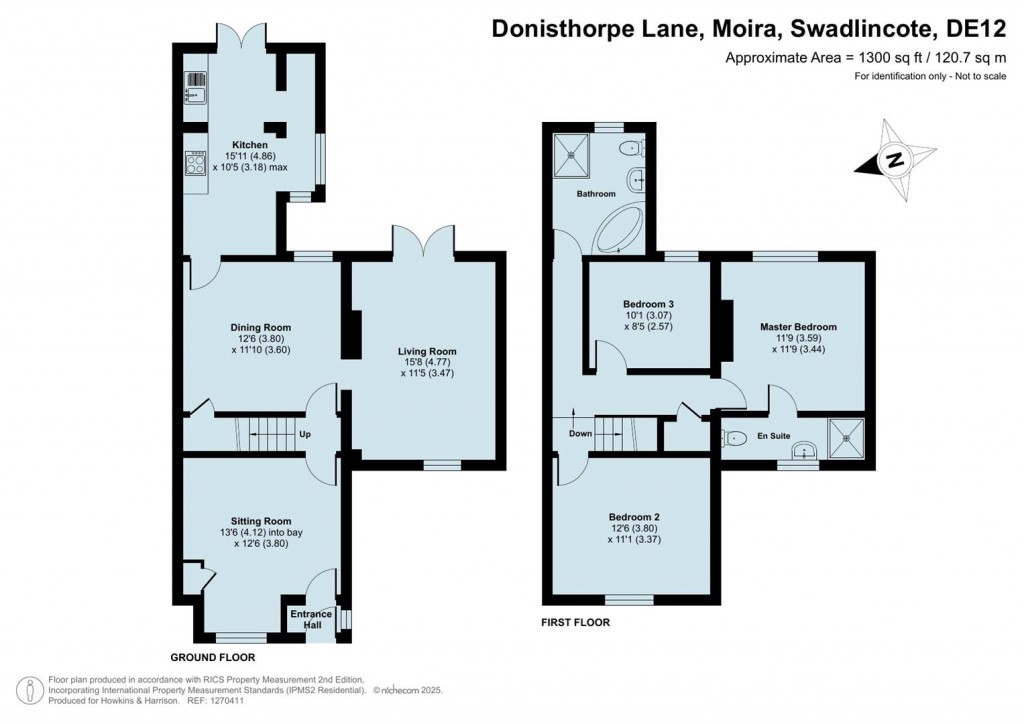 Floorplans For Donisthorpe Lane, Moira, DE12