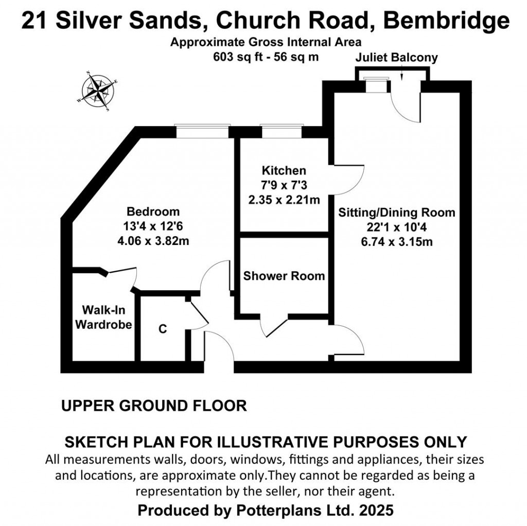 Floorplans For Bembridge, Isle of Wight
