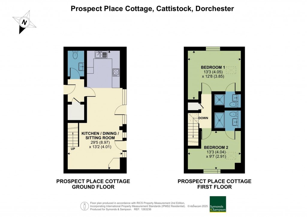 Floorplans For Cattistock, Dorchester, Dorset