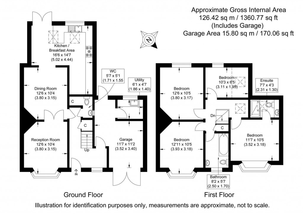 Floorplans For Borough Lane, Saffron Walden