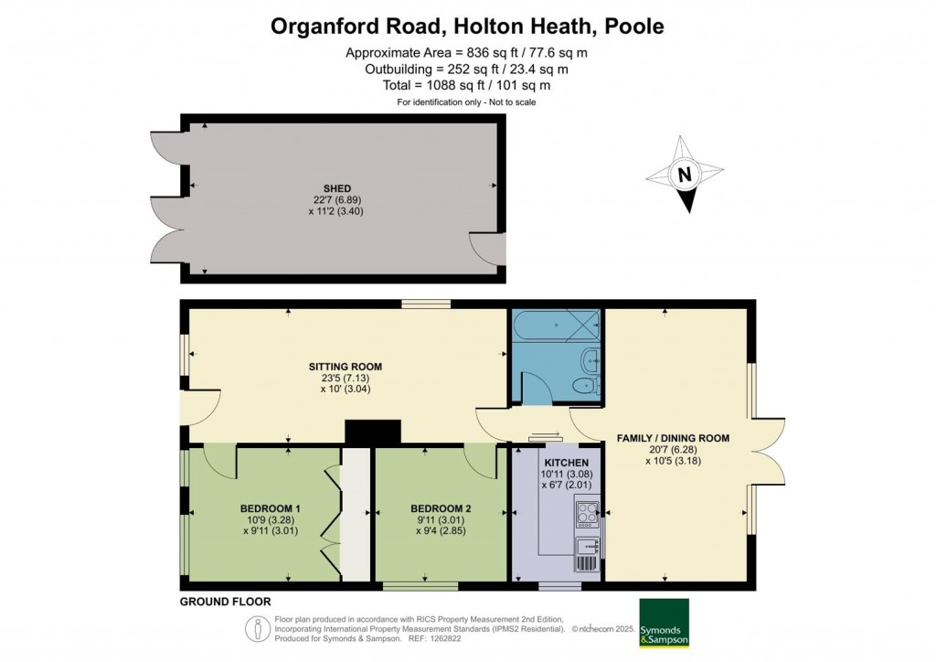 Floorplans For Organford Road, Holton Heath, Poole