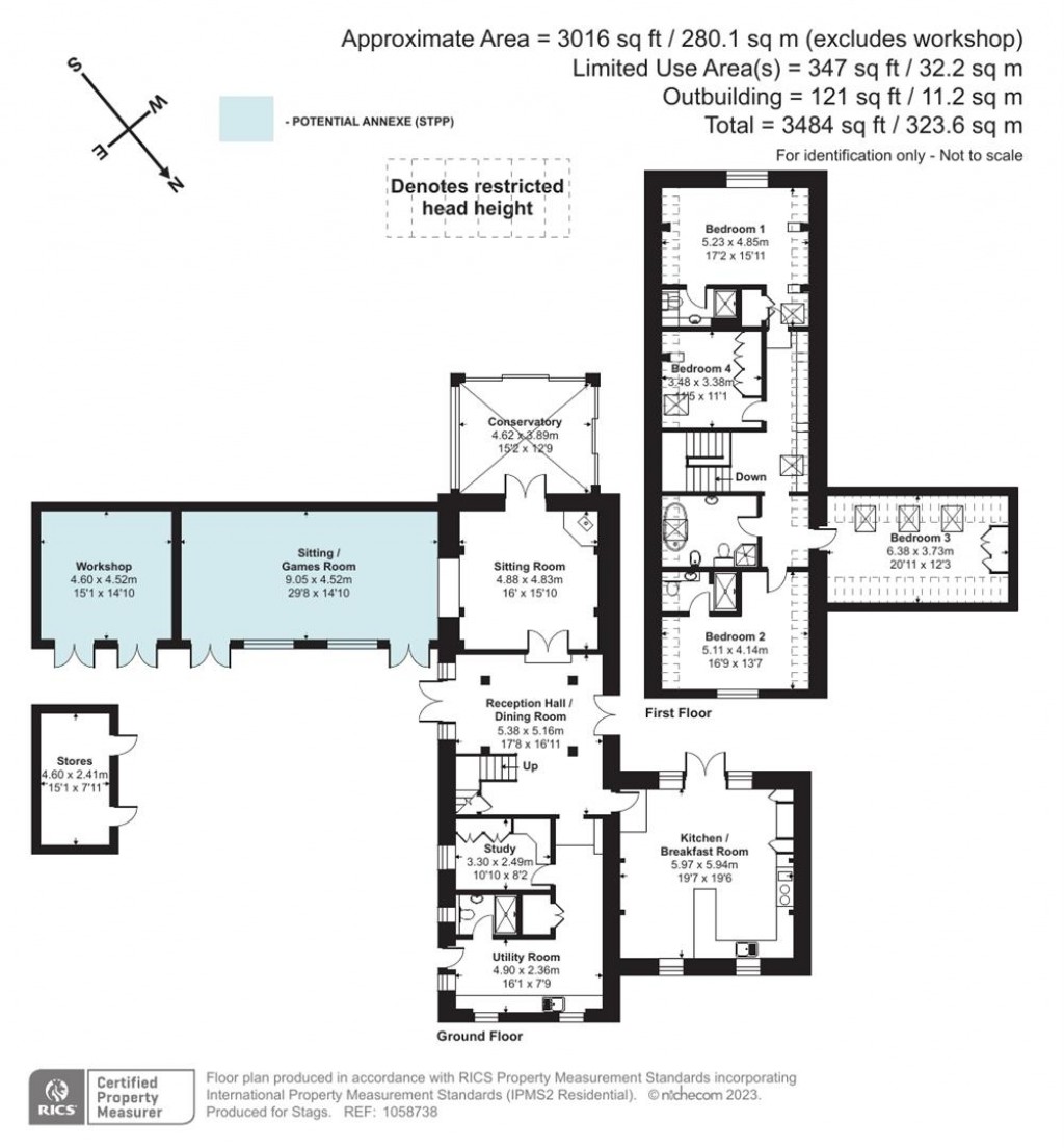 Floorplans For Varley Barn, Prixford, Barnstaple
