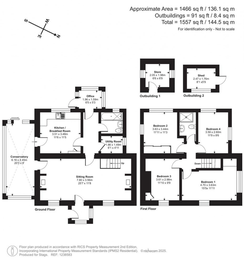 Floorplans For Steeple Lane, St. Ives
