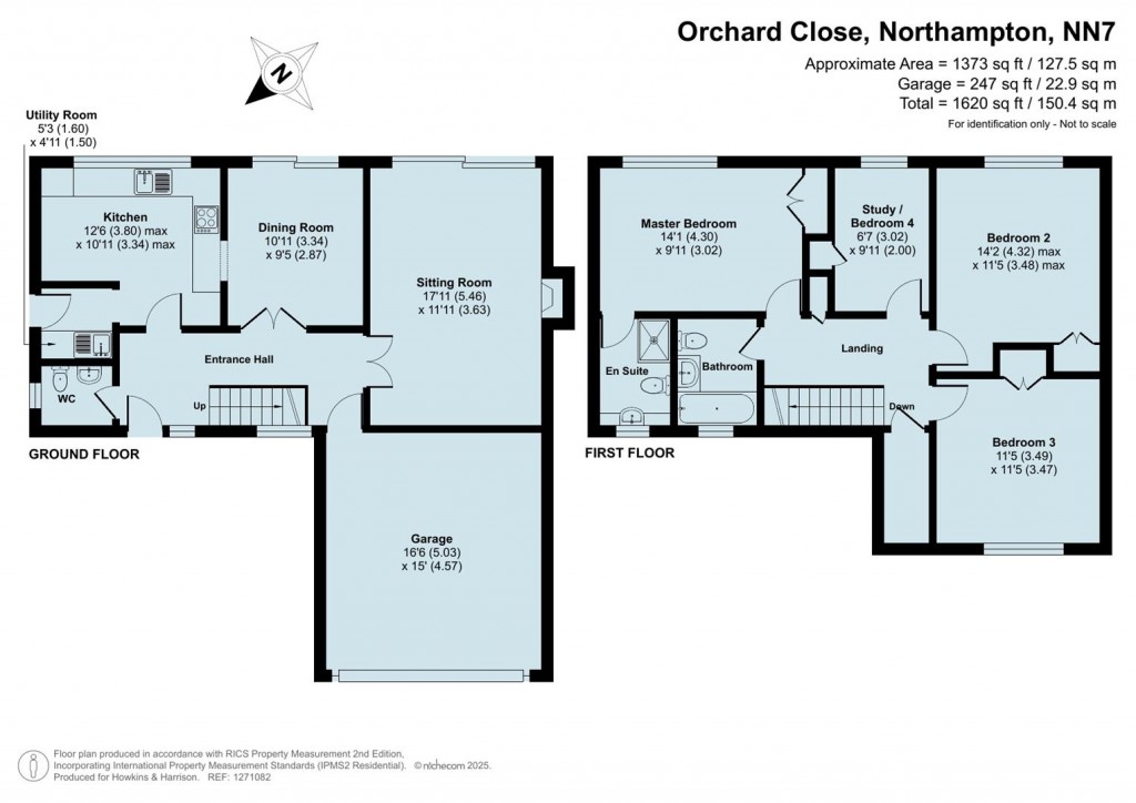 Floorplans For Milton Malsor, Northamptonshire, NN7