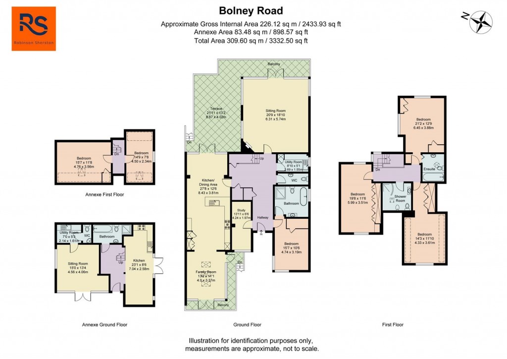 Floorplans For Bolney Road, Lower Shiplake, Henley-On-Thames