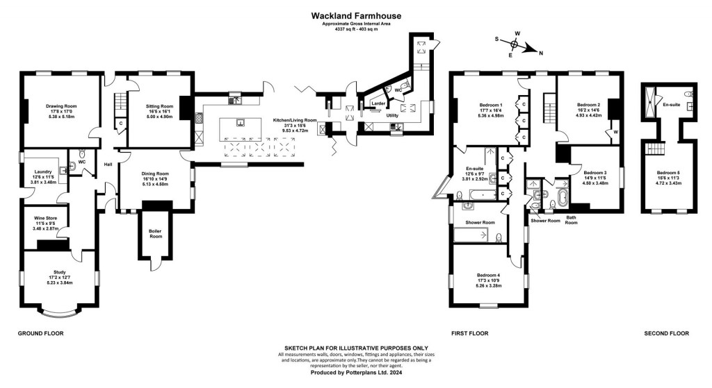 Floorplans For Newchurch, Isle of Wight