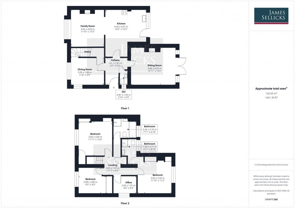 Floorplans For Harborough Road, New Inn, Nr. Billesdon, Leicestershire