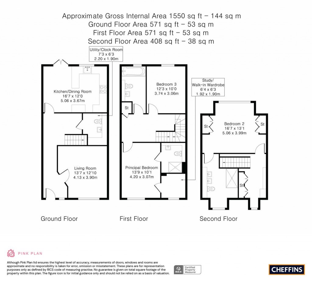 Floorplans For Austin Corner, Royston