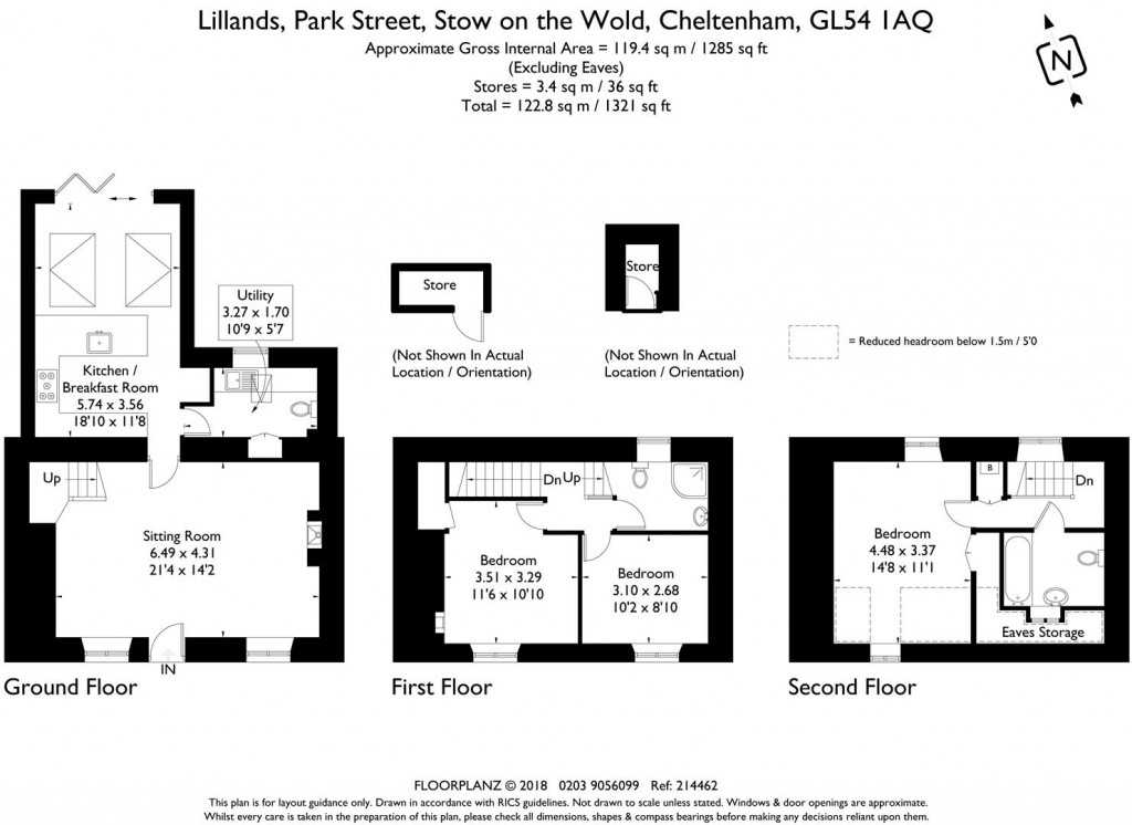 Floorplans For Stow on the Wold, Gloucestershire
